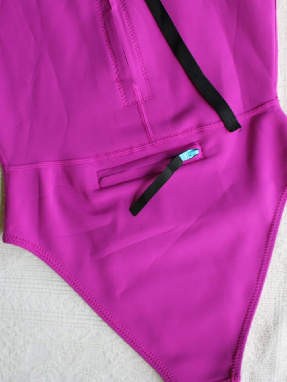 cynthia rowley victoria wetsuit ultaviolet pink neoprene scuba one pice wet suit - Picture 11 of 13